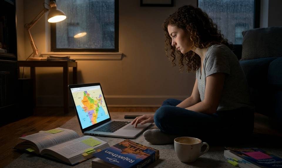 Traveller planning first India trip from New York with travel documents