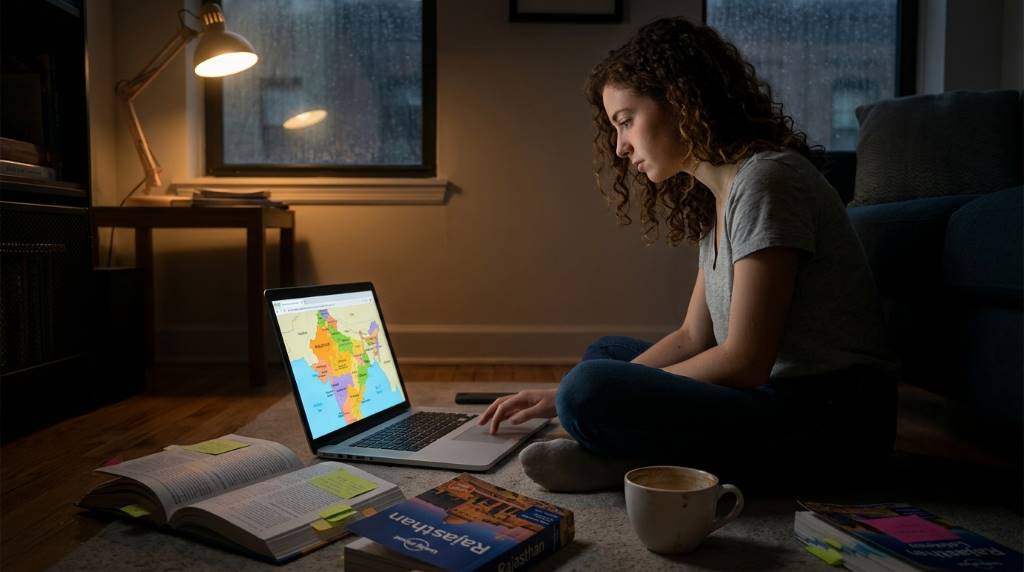 Traveller planning first India trip from New York with travel documents
